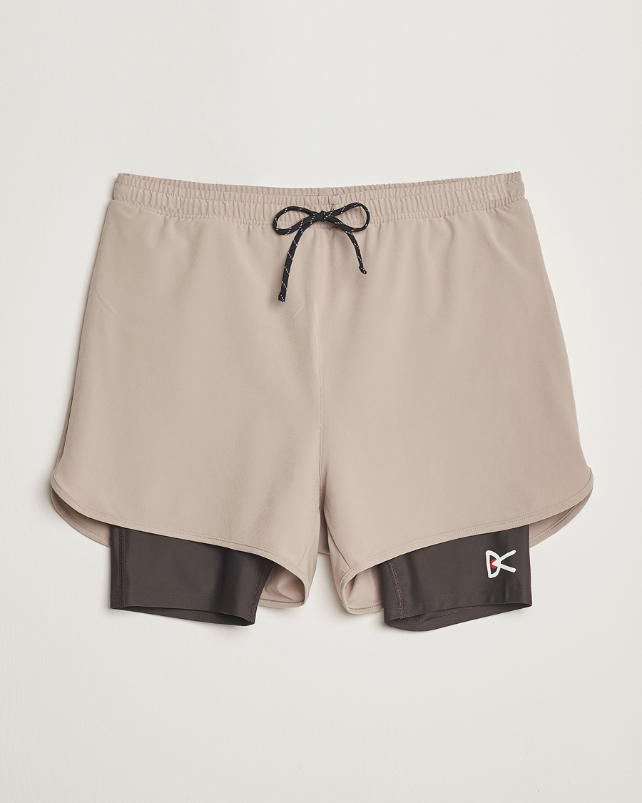 Hombres | Pantalones cortos | District Vision | Layered Pocket Trail Shorts Khaki