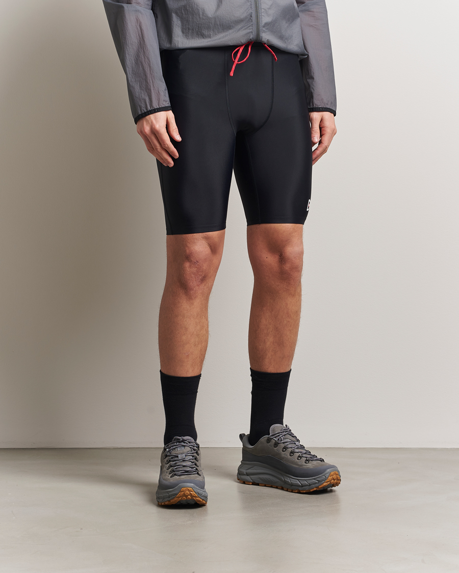 Hombres | Pantalones cortos | District Vision | 9 Inch Recycled Half Tights Black
