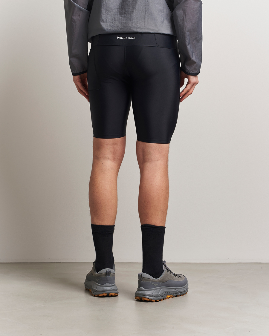 Hombres | Pantalones cortos | District Vision | 9 Inch Recycled Half Tights Black