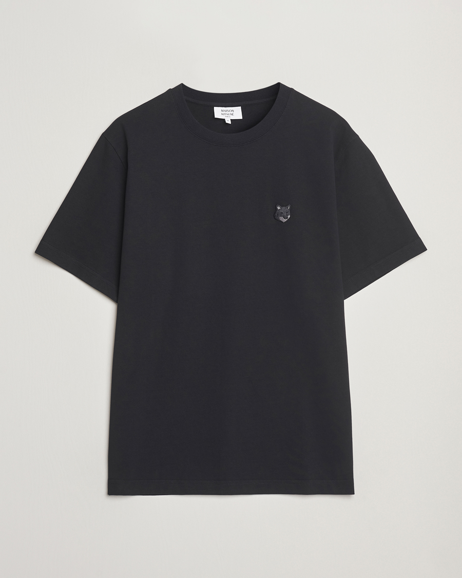 Hombres | Camisetas | Maison Kitsuné | Tonal Fox Head T-Shirt Black
