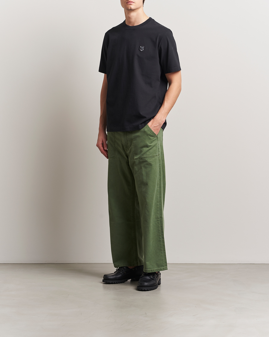 Hombres | Camisetas | Maison Kitsuné | Tonal Fox Head T-Shirt Black