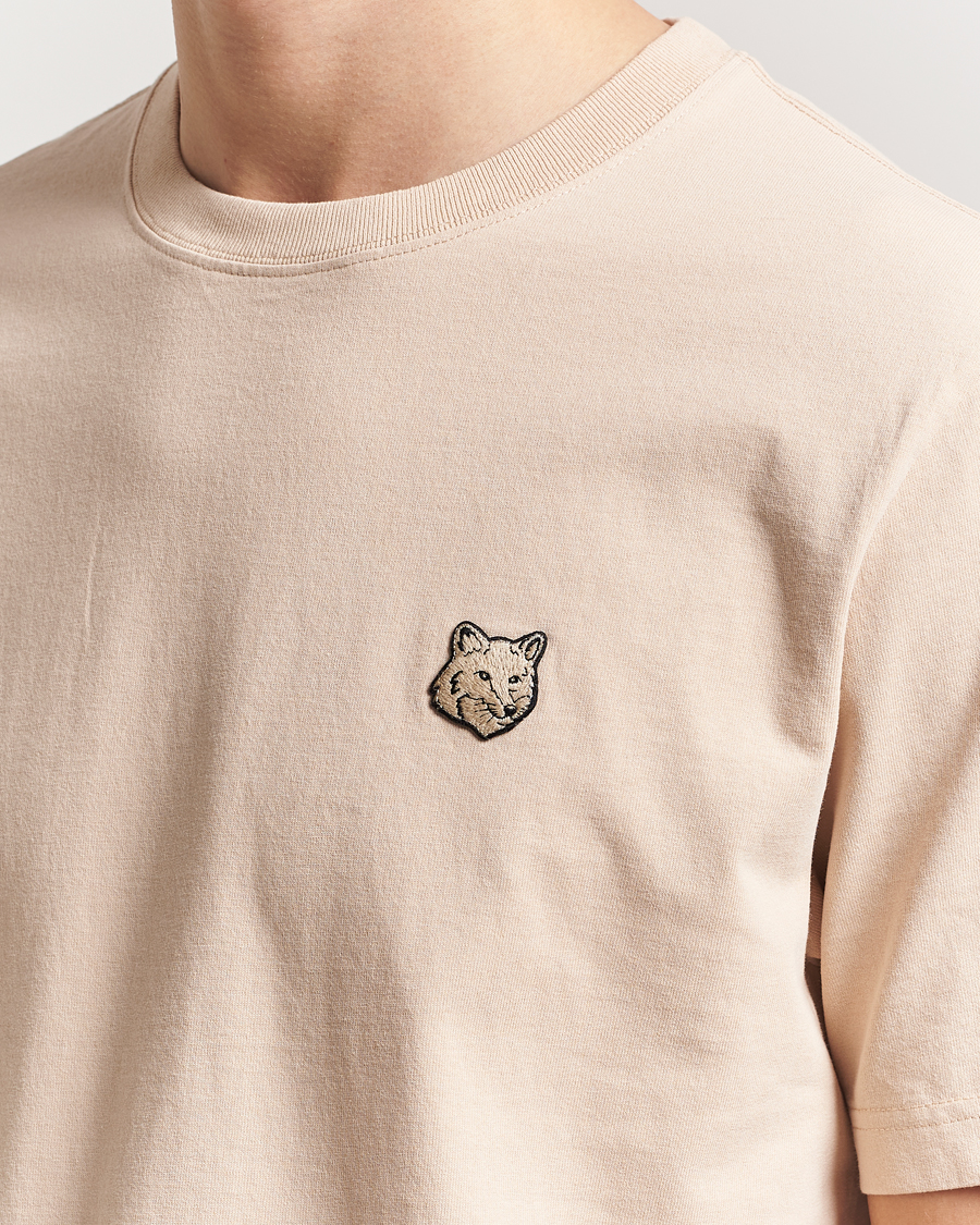 Hombres | Camisetas | Maison Kitsuné | Tonal Fox Head T-Shirt Smoke Beige
