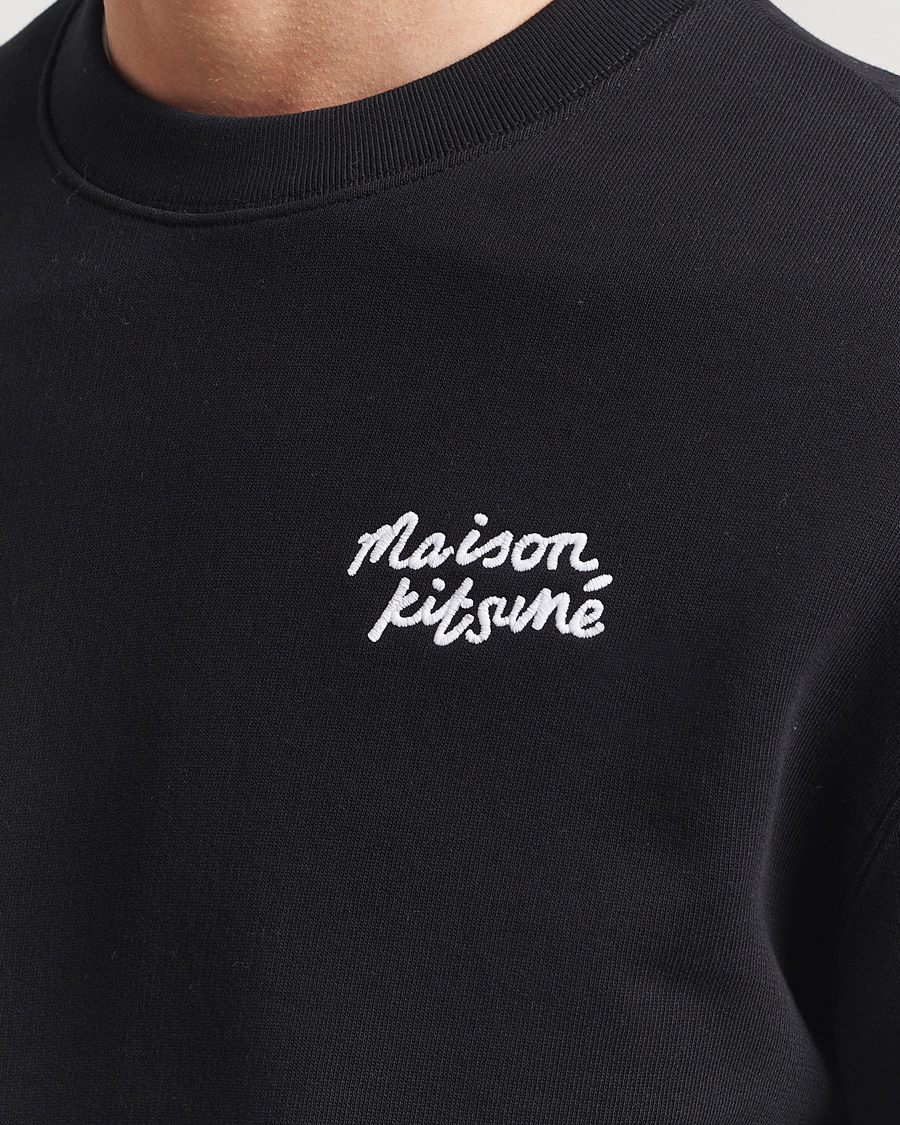 Hombres | Jerséis y prendas de punto | Maison Kitsuné | Handwriting Sweatshirt Black