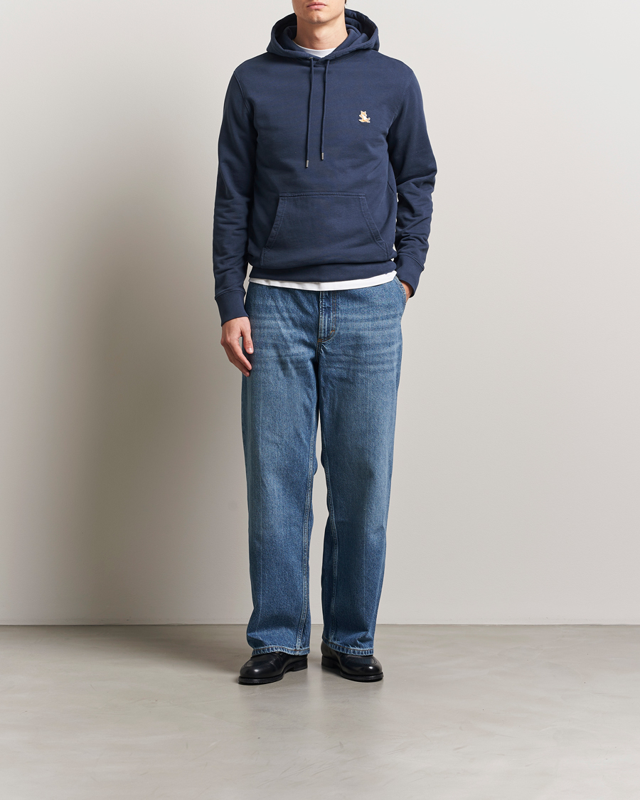 Hombres | Jerséis y prendas de punto | Maison Kitsuné | Chillax Hoodie Ink Blue