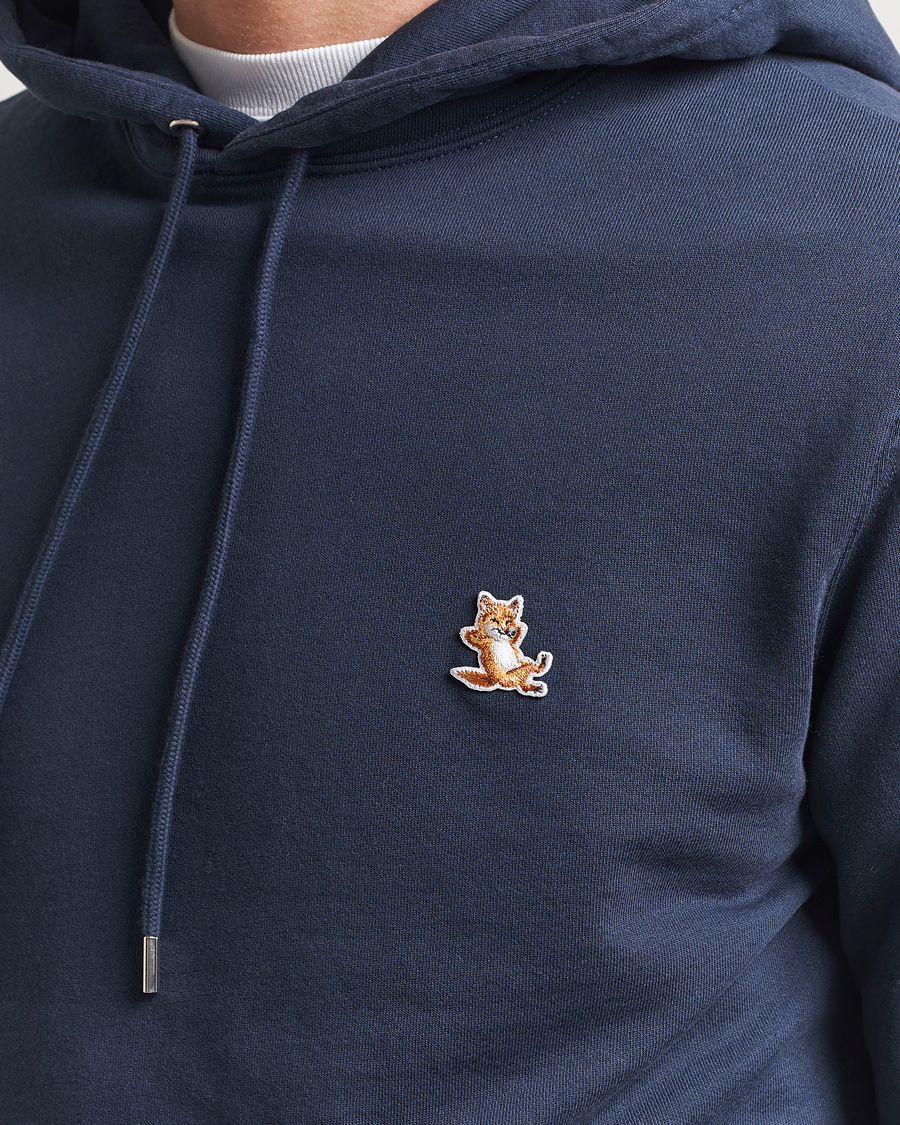 Hombres | Jerséis y prendas de punto | Maison Kitsuné | Chillax Hoodie Ink Blue