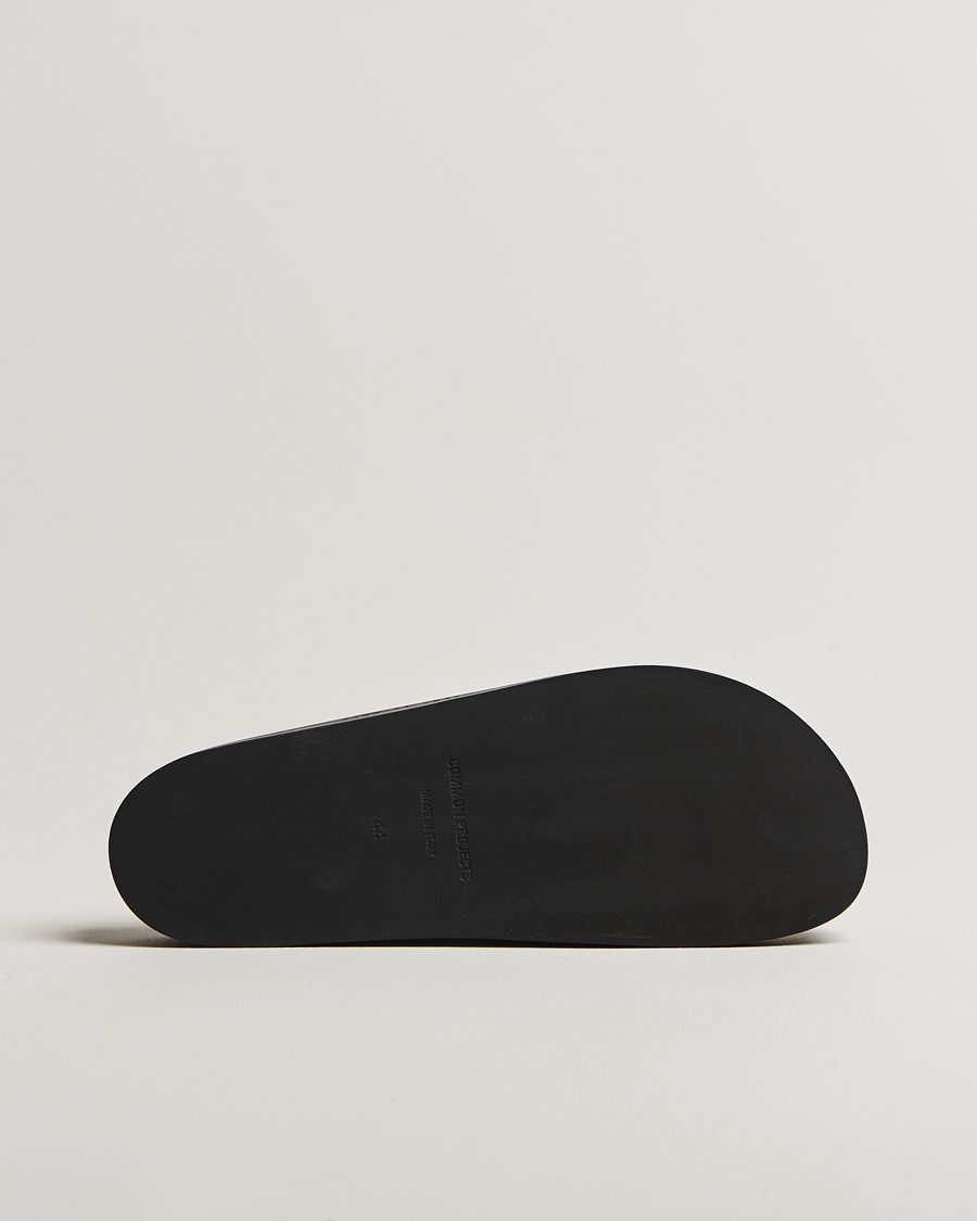 Hombres | Common Projects Leather Clog Black | Common Projects | Leather Clog Black