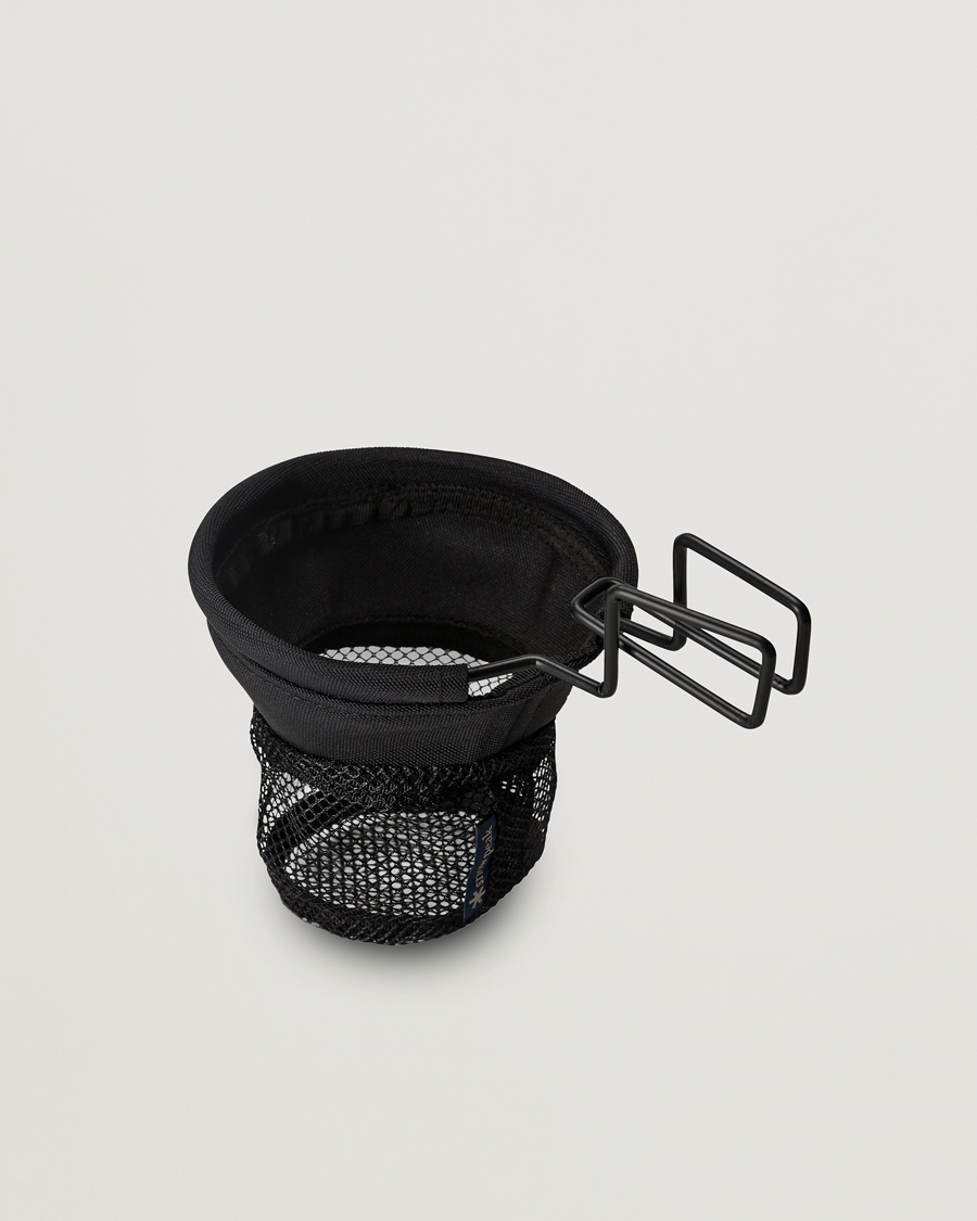 Hombres | Outdoor living | Snow Peak | Low Chair Cup Holder Black