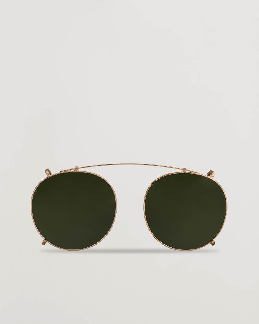 Hombres | TBD Eyewear Clip-ons Gold/Bottle Green | TBD Eyewear | Clip-ons Gold/Bottle Green