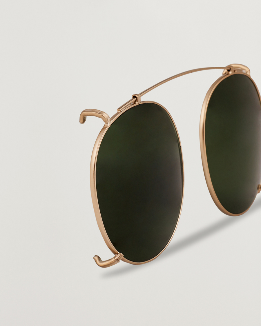 Hombres | TBD Eyewear Clip-ons Gold/Bottle Green | TBD Eyewear | Clip-ons Gold/Bottle Green