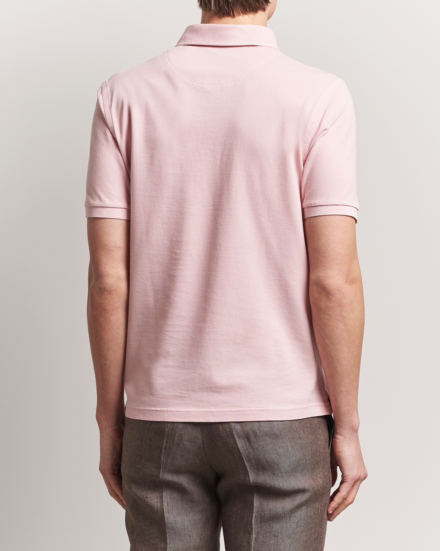 Hombres | Polos | Gran Sasso | Washed Polo Pink