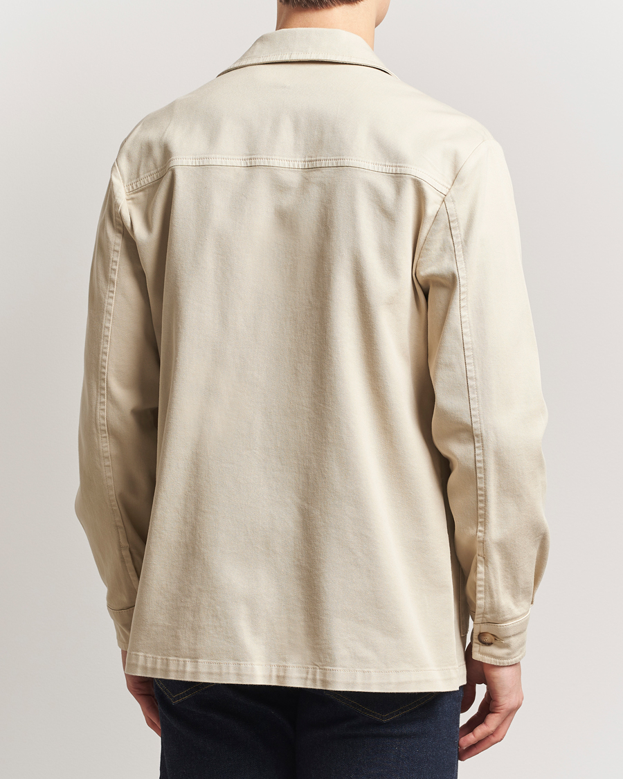 Hombres | Abrigos y chaquetas | Gran Sasso | Cotton Twill Safari Jacket Beige