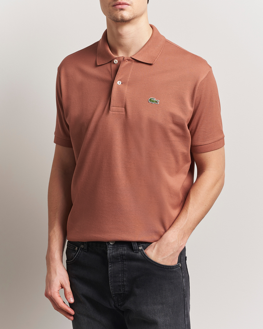 Hombres | Polos | Lacoste | Original Polo Piké Track Orange