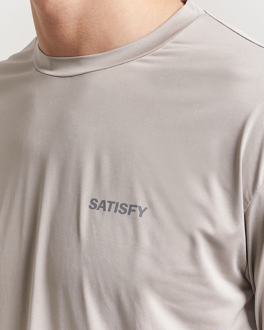Hombres | Camisetas | Satisfy | AuraLite Long Sleeve T-Shirt Mineral Dune