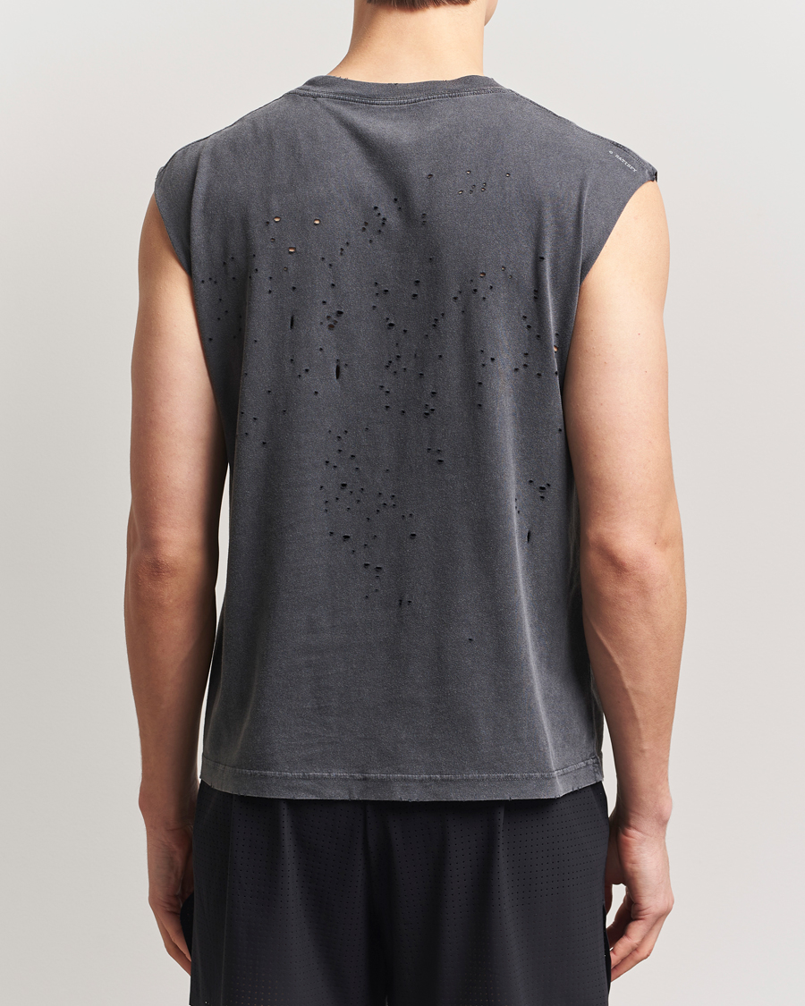 Hombres | Camisetas | Satisfy | MothTech Muscle Tee Aged Black