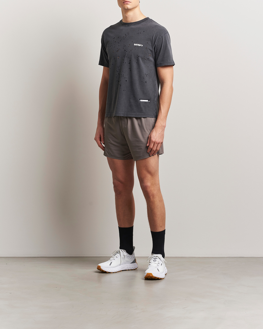 Hombres | Camisetas | Satisfy | MothTech T-Shirt Aged Black