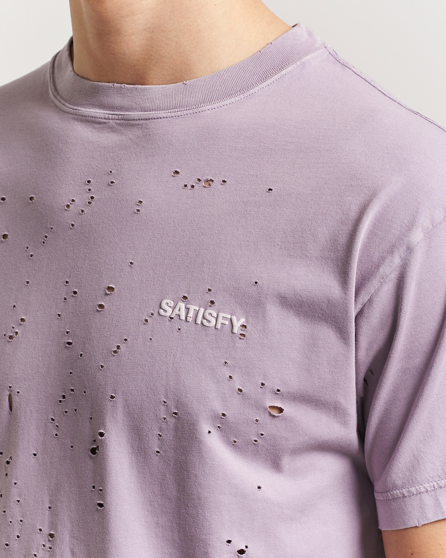 Hombres | Camisetas | Satisfy | MothTech T-Shirt Aged Purple Sage