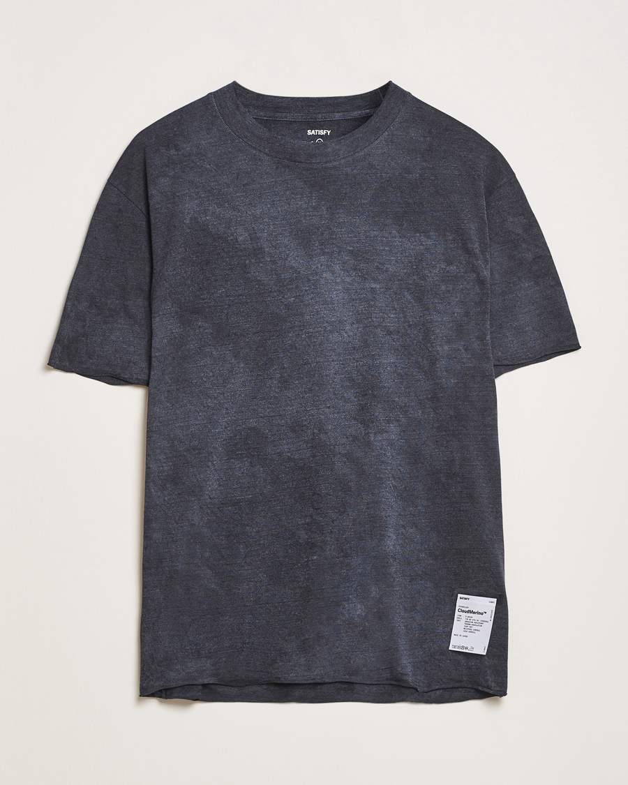 Hombres | Camisetas | Satisfy | CloudMerino Cordura T-Shirt Sun Bleached Black
