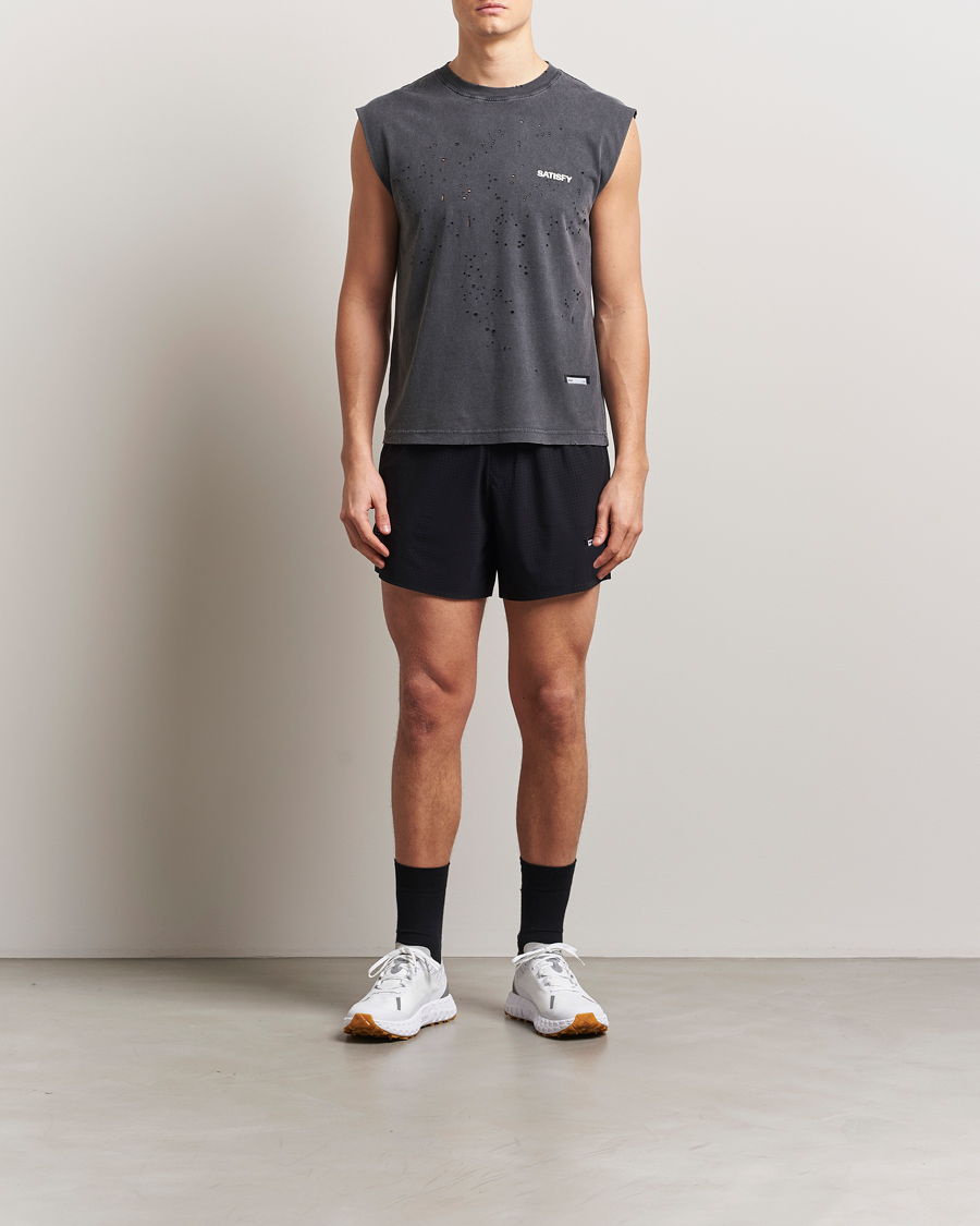 Hombres | Pantalones cortos | Satisfy | Space-O 5 Inch Shorts Black