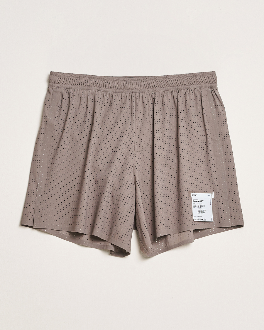 Hombres | Pantalones cortos | Satisfy | Space-O 5 Inch Shorts Taupe