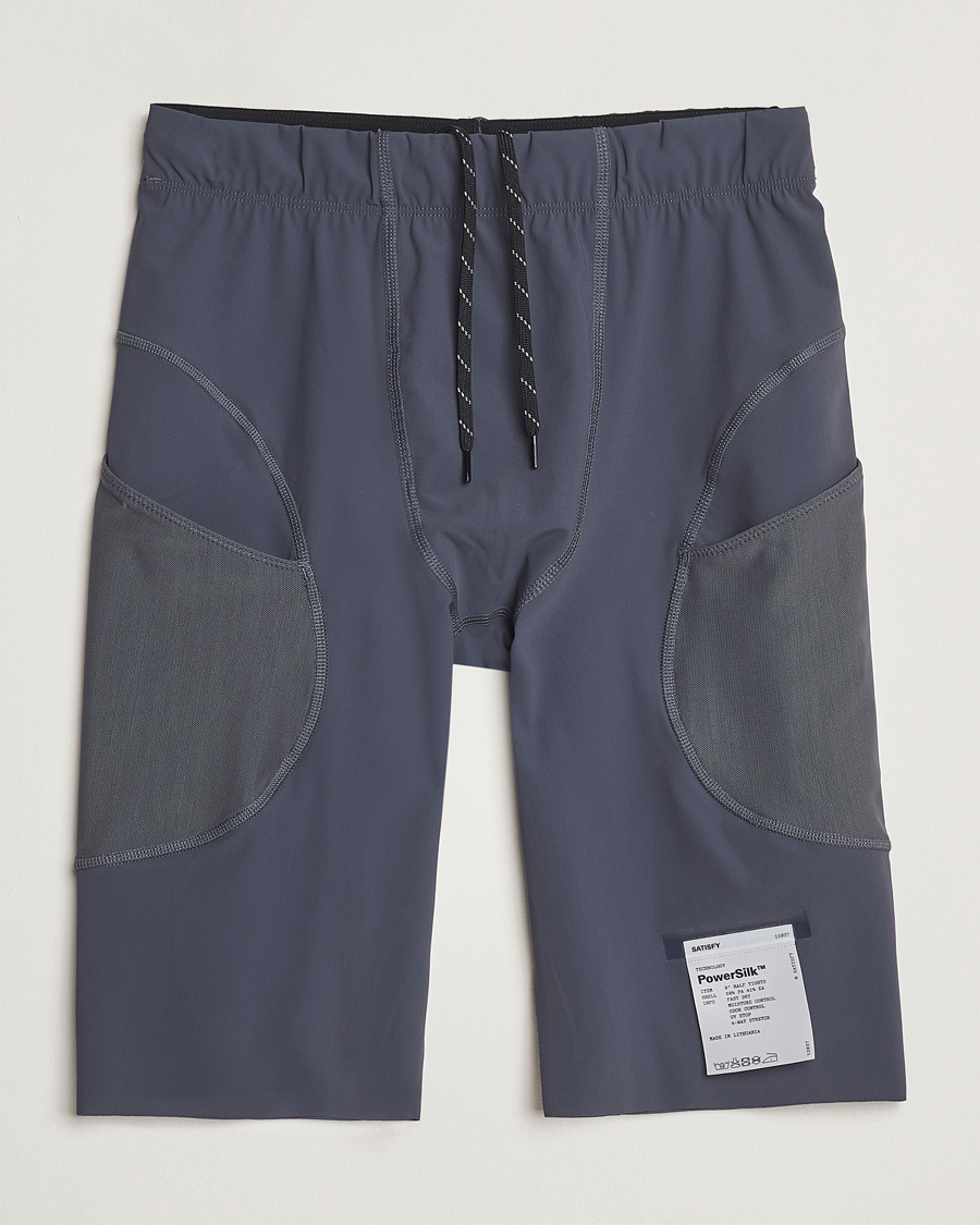 Hombres | Pantalones cortos | Satisfy | PowerSilk 9 Half Tights Grey