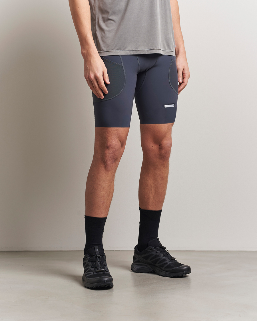 Hombres | Pantalones cortos | Satisfy | PowerSilk 9 Half Tights Grey