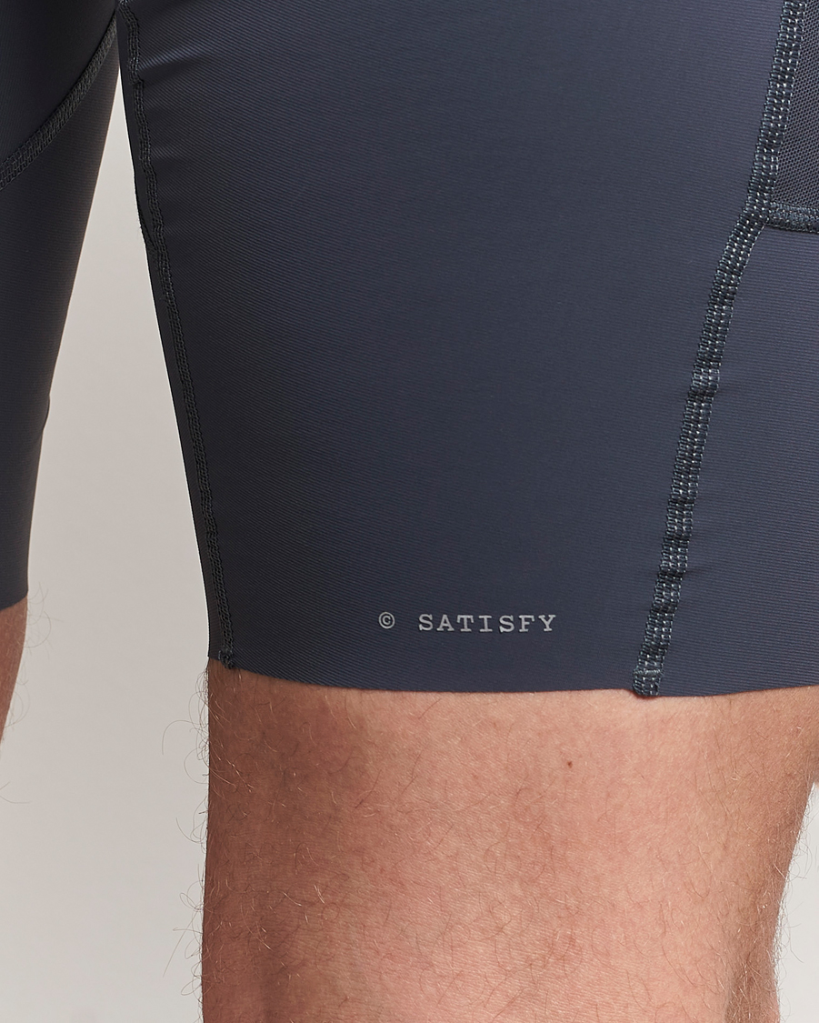 Hombres | Pantalones cortos | Satisfy | PowerSilk 9 Half Tights Grey
