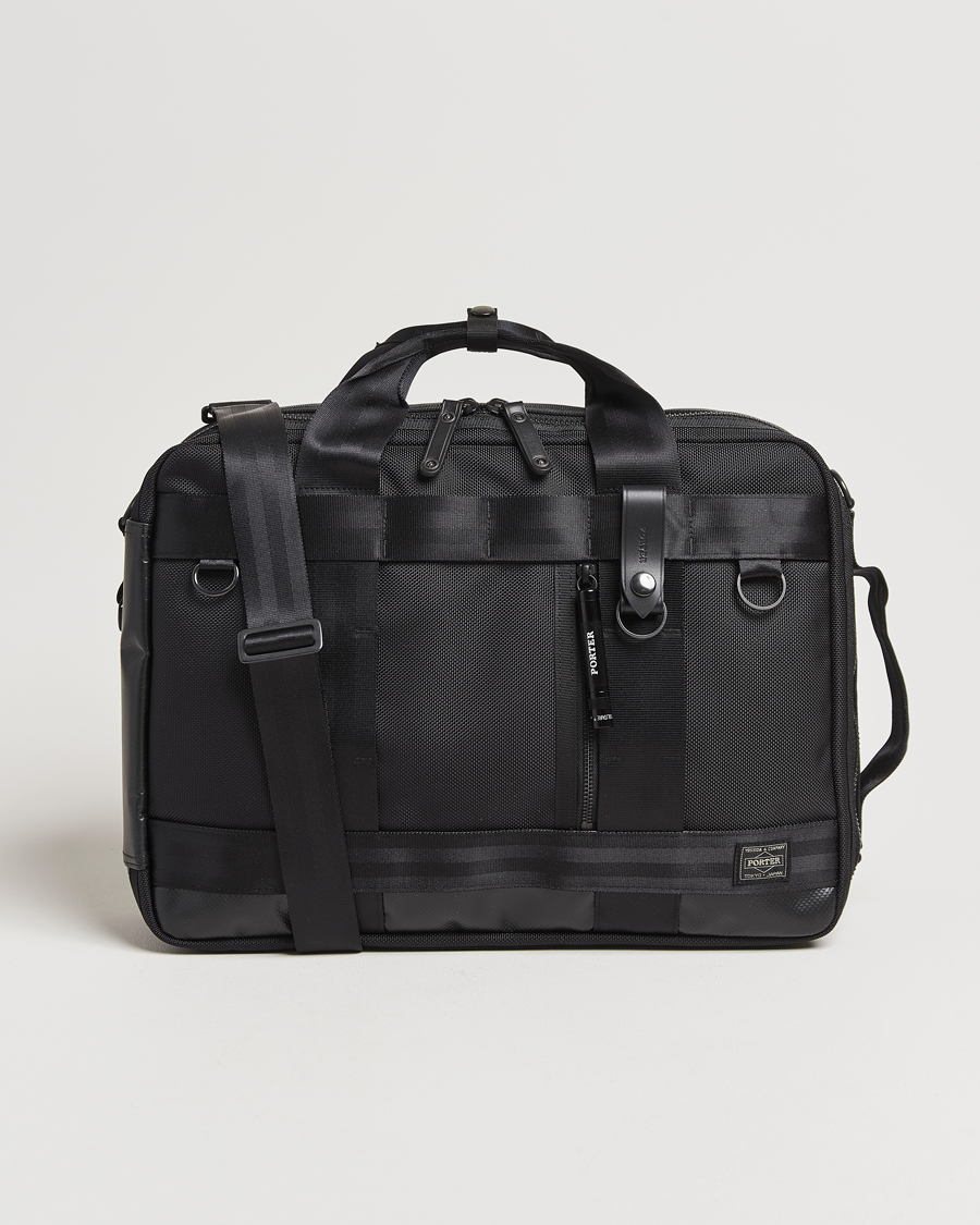 Hombres | Bolsos | Porter-Yoshida & Co. | Heat 3Way Briefcase Black