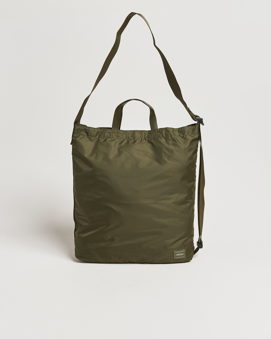 Hombres | Bolsos | Porter-Yoshida & Co. | Flex 2Way Shoulder Bag Olive Drab
