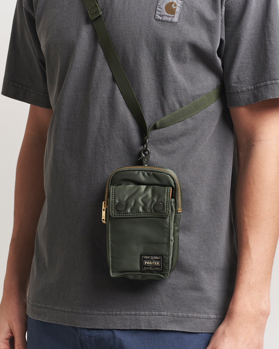 Hombres | Bolsos | Porter-Yoshida & Co. | Tanker Mobile Pouch Sage Green