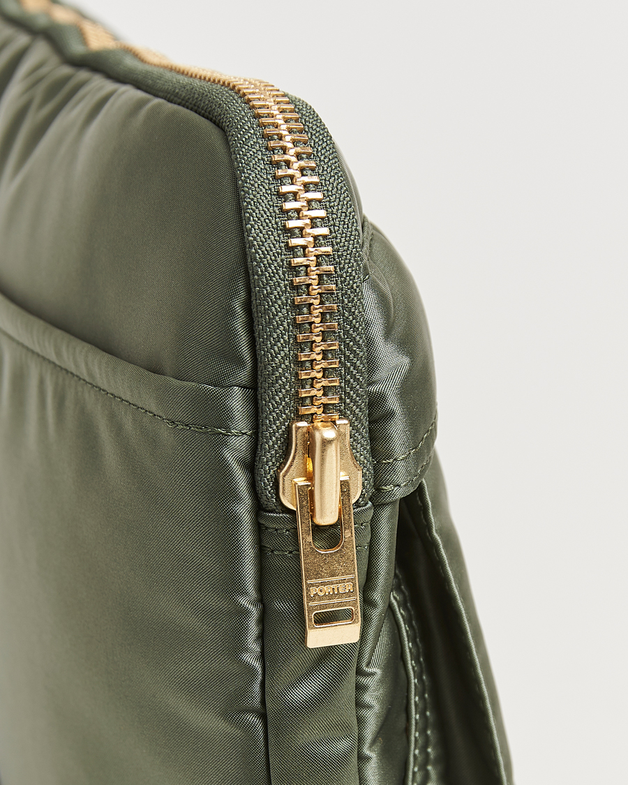 Hombres | Porter-Yoshida & Co. Tanker Document Case Sage Green | Porter-Yoshida & Co. | Tanker Document Case Sage Green