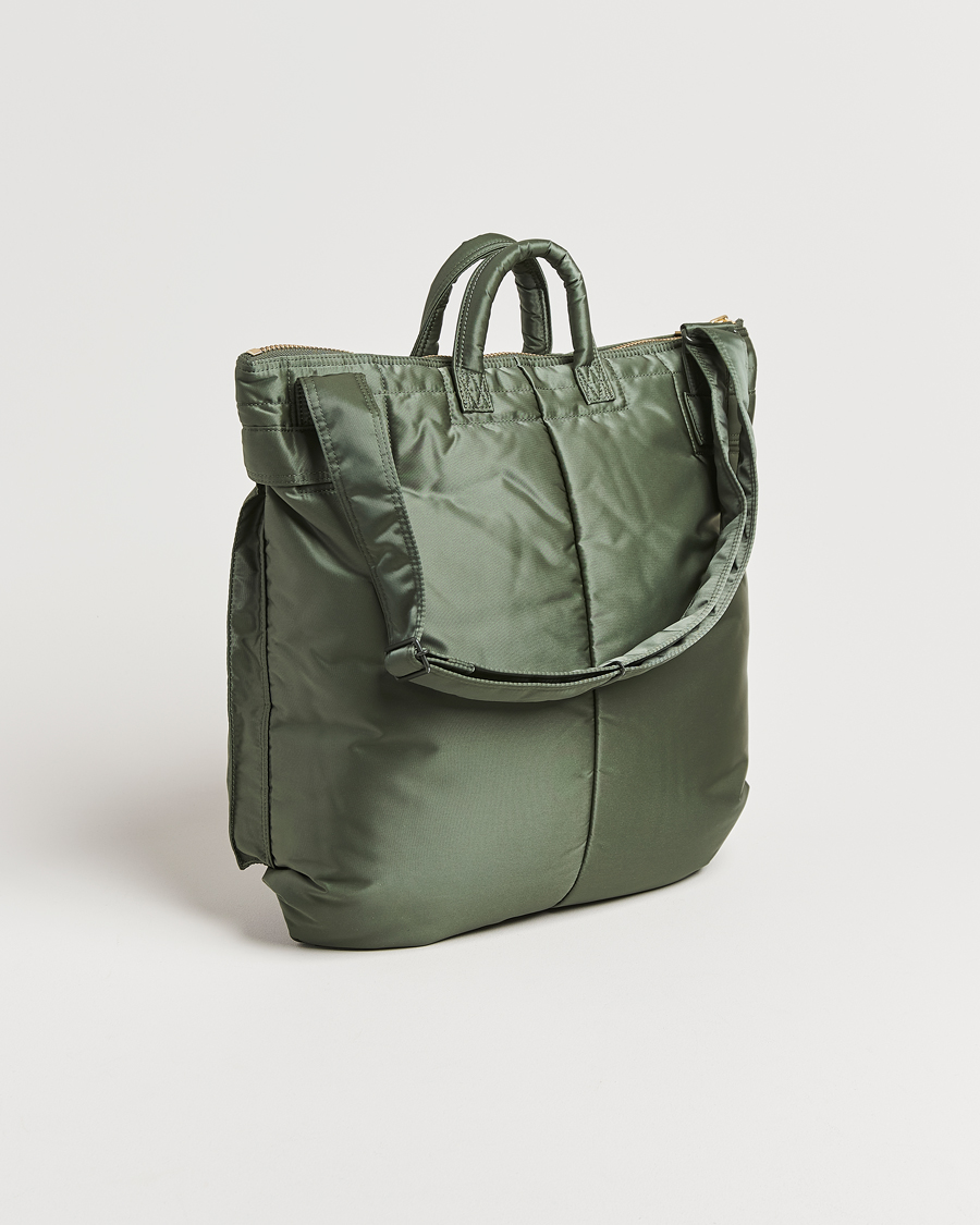 Hombres | Bolsos | Porter-Yoshida & Co. | Tanker Helmet Bag Sage Green