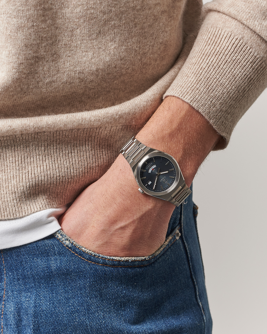 Hombres | Timex Q Timex Continental GMT Stainless Steel 39mm Black Dial | Timex | Q Continental GMT Stainless Steel 39mm Black Dial