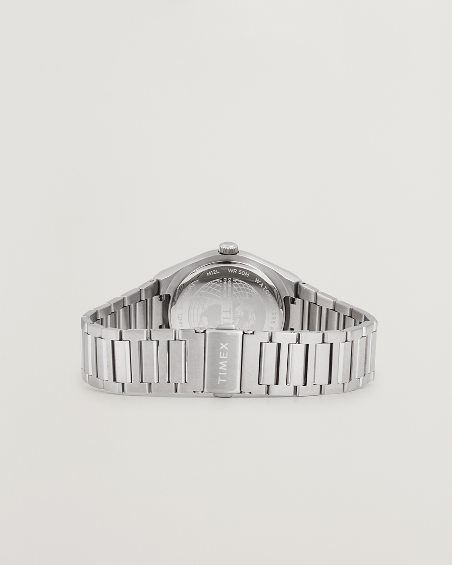 Hombres | Timex Q Timex Continental GMT Stainless Steel 39mm Black Dial | Timex | Q Continental GMT Stainless Steel 39mm Black Dial