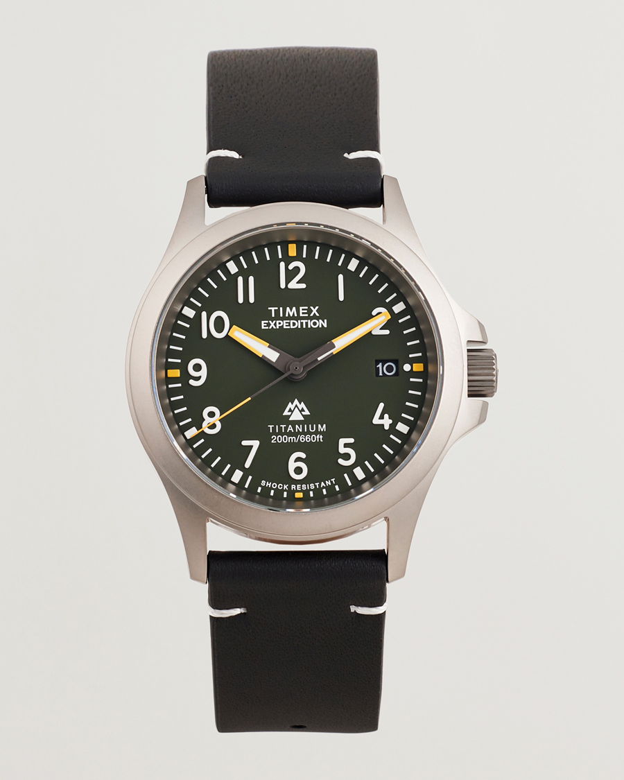 Hombres | Timex Expedition Titanium 38mm Green Dial | Timex | Expedition Titanium 38mm Green Dial