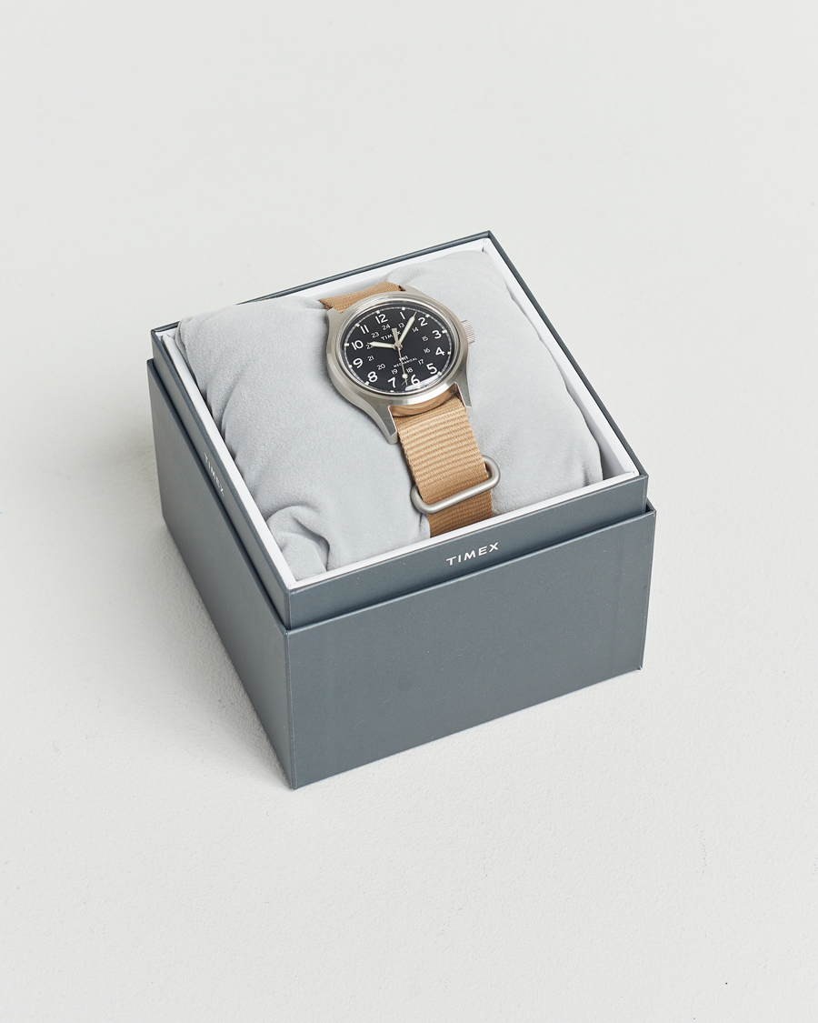 Hombres | Timex MK1 Hand Wind 36mm Tan Black Dial | Timex | MK1 Hand Wind 36mm Tan Black Dial