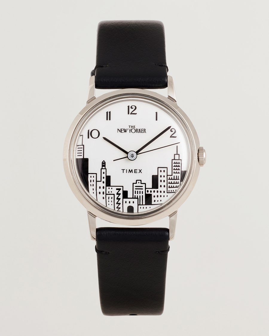 Hombres | Timex Timex X New Yorker Marlin Hand Wind 34mm White Dial | Timex | X New Yorker Marlin Hand Wind 34mm White Dial