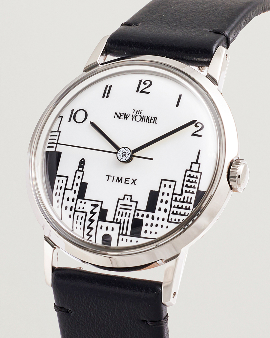 Hombres | Timex Timex X New Yorker Marlin Hand Wind 34mm White Dial | Timex | X New Yorker Marlin Hand Wind 34mm White Dial