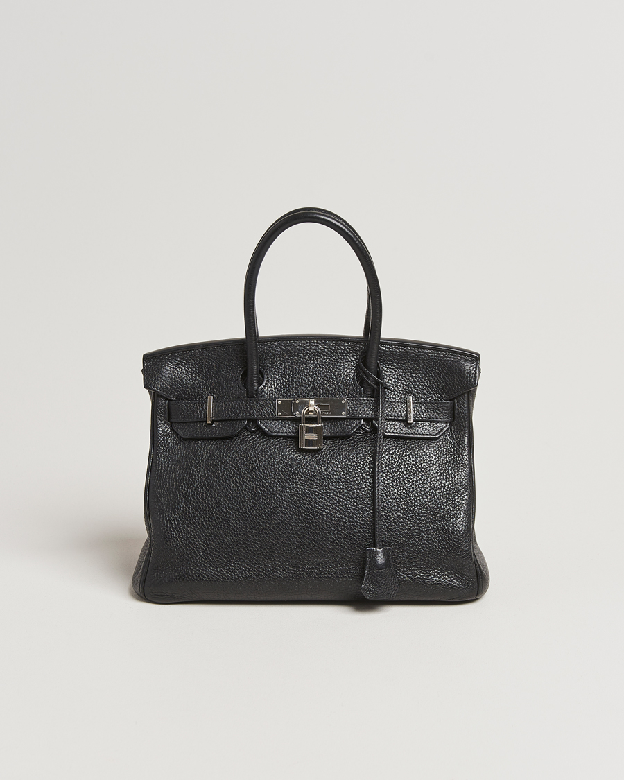 Hombres | Hermès Pre-Owned Birkin 30 Togo Leather Black | Hermès Pre-Owned | Birkin 30 Togo Leather Black