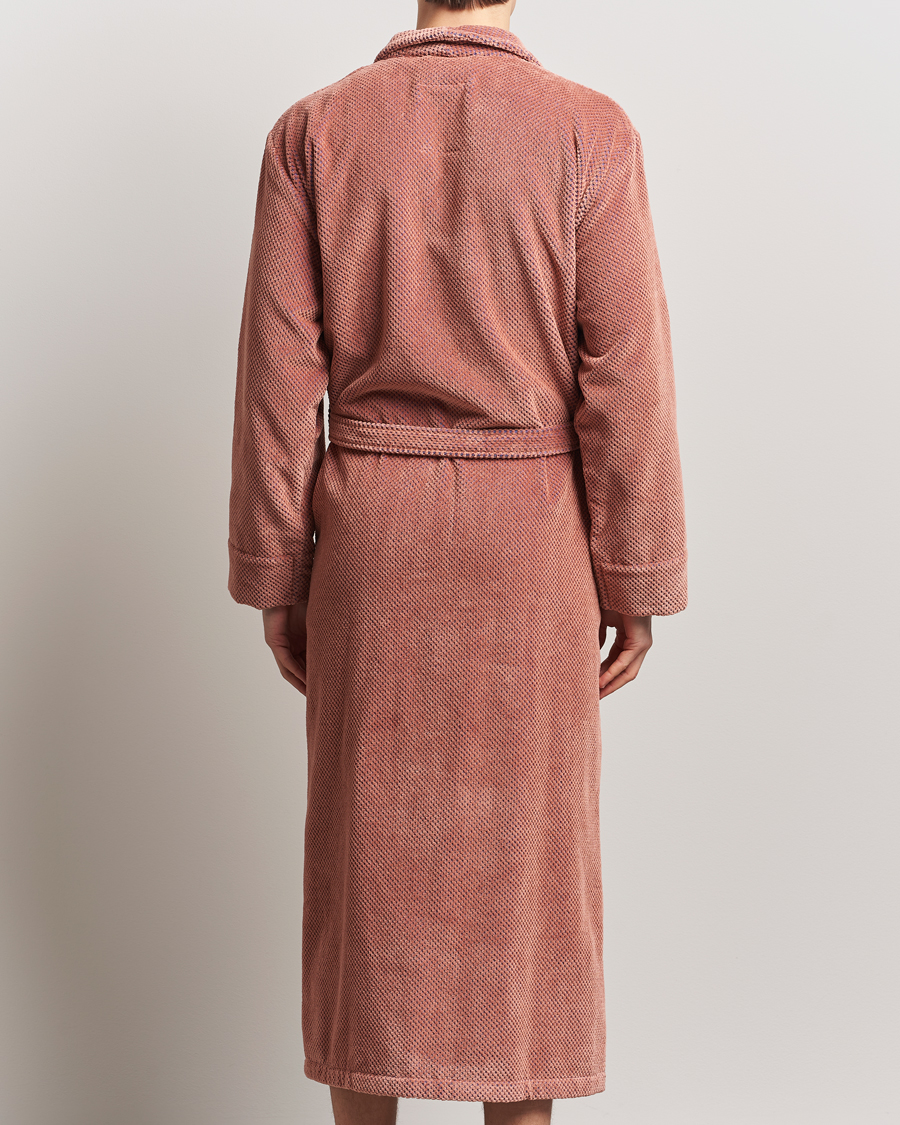 Hombres | OAS Velour Long Robe Roza | OAS | Velour Long Robe Roza