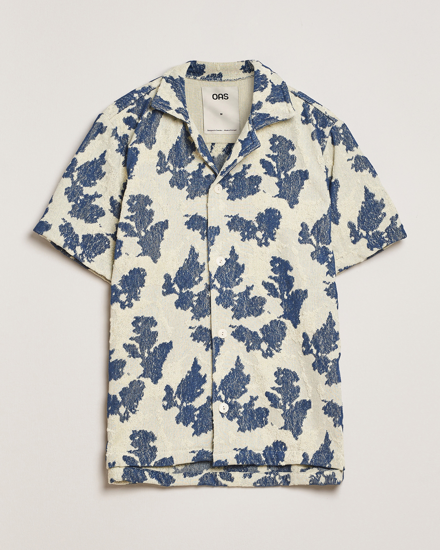 Hombres | Camisas | OAS | Short Sleeve Cuba Terry Shirt Sail Contrast