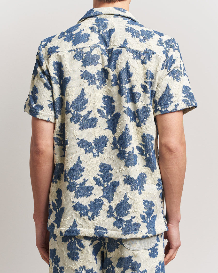Hombres | Camisas | OAS | Short Sleeve Cuba Terry Shirt Sail Contrast