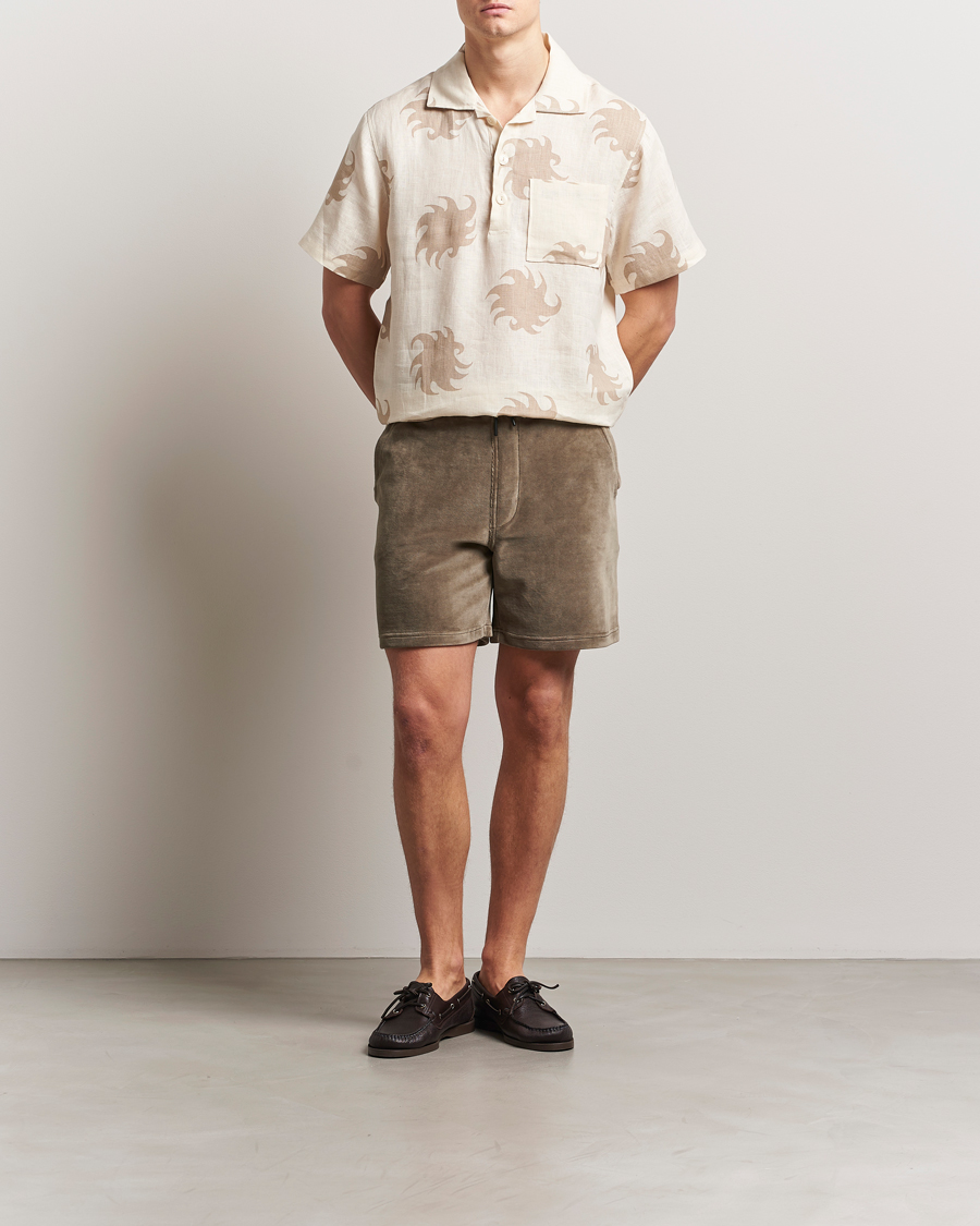 Hombres | Pantalones cortos | OAS | Velour Shorts Morel