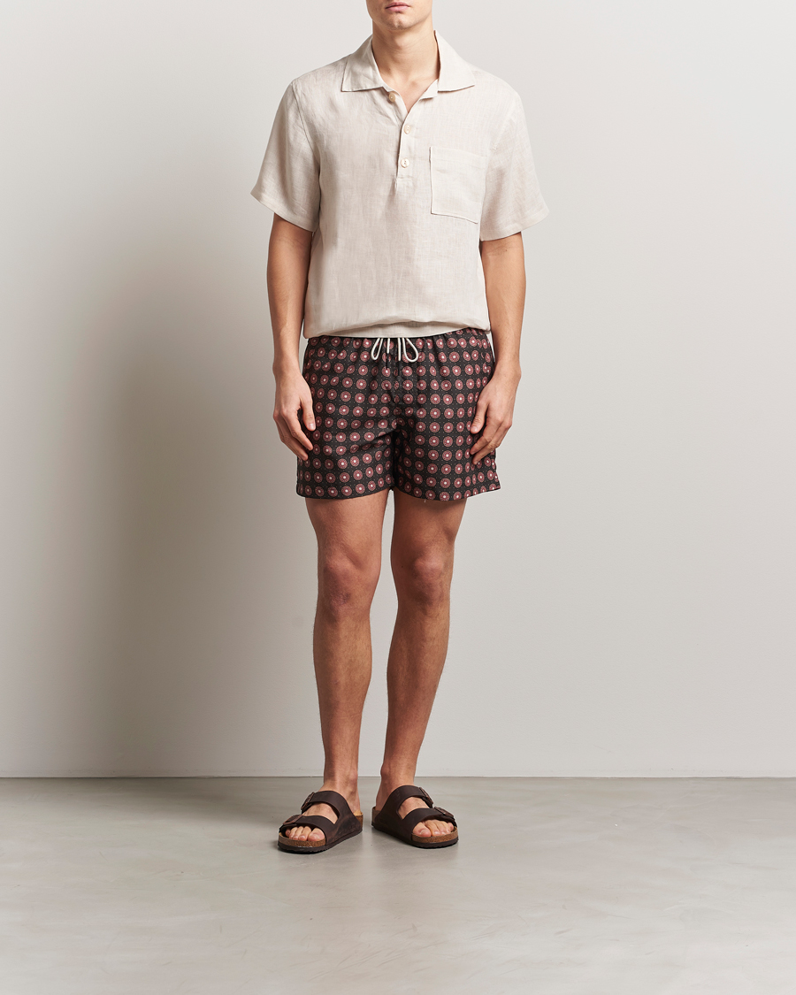 Hombres | Camisas | OAS | Cuba Linen Shirt Beige