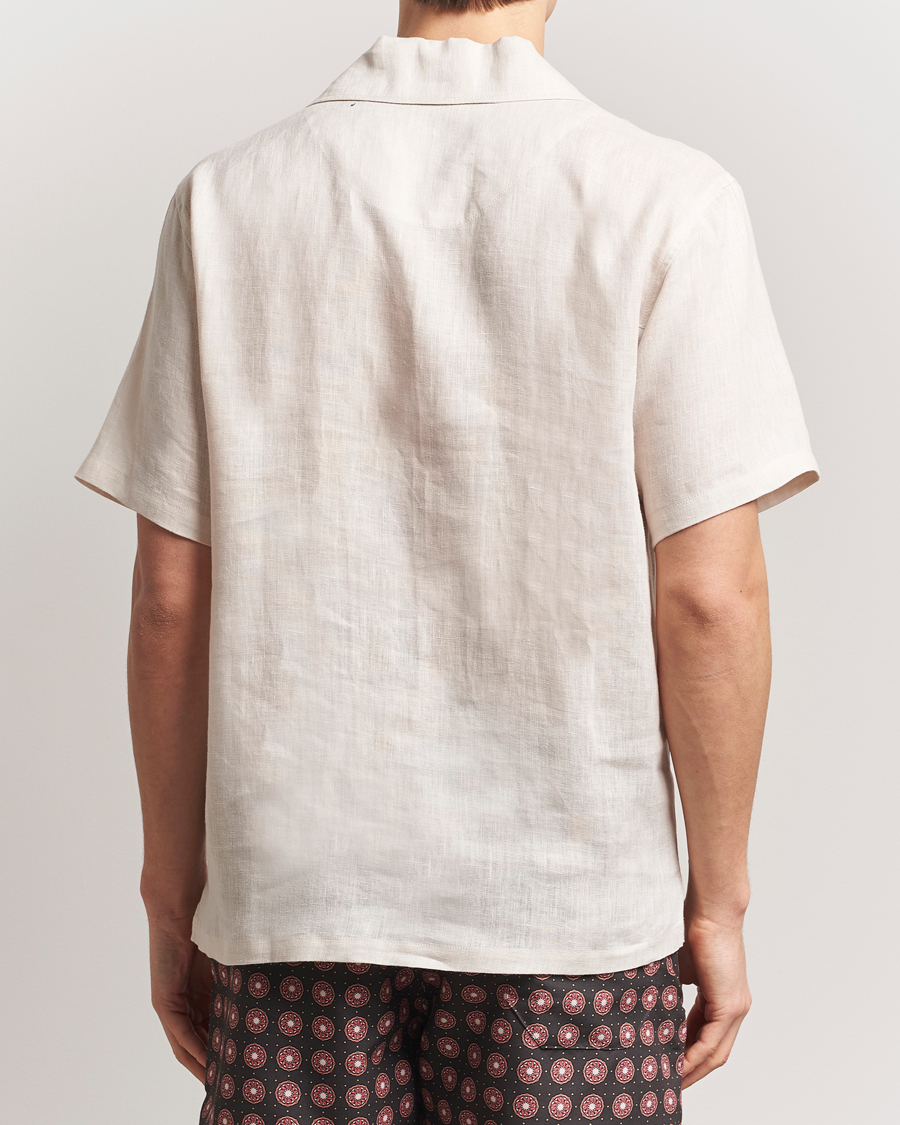 Hombres | Camisas | OAS | Cuba Linen Shirt Beige