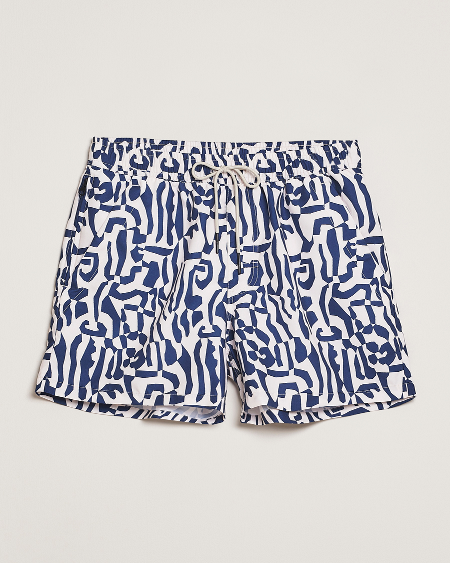 Hombres | Bañadores | OAS | Printed Swimshorts Marbling