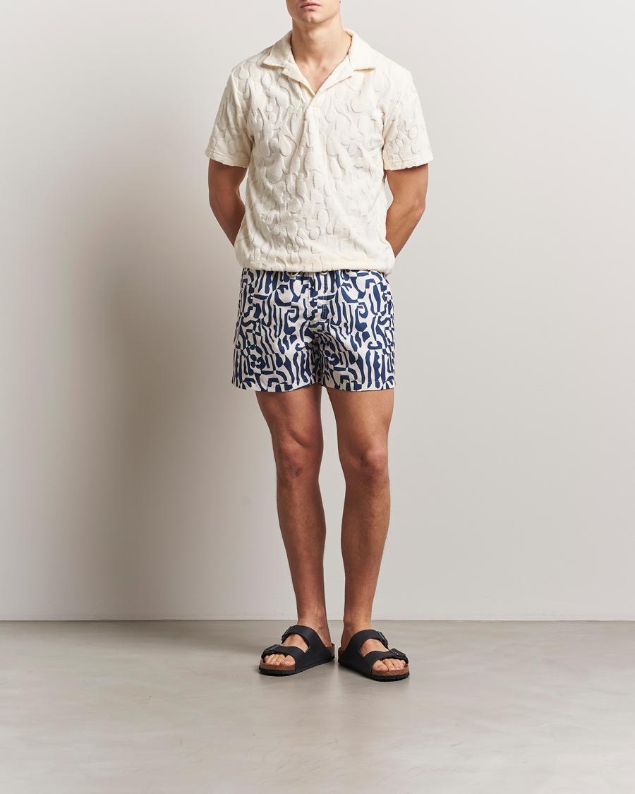 Hombres | Bañadores | OAS | Printed Swimshorts Marbling