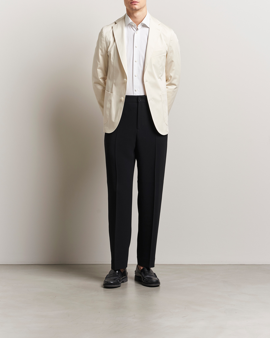 Hombres | Blazers | BOSS BLACK | Hanry Cotton Blazer Open White