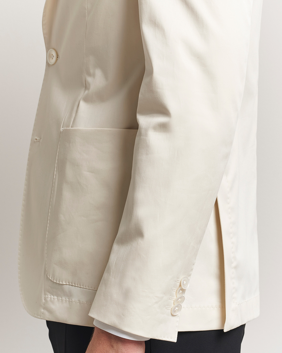 Hombres | Blazers | BOSS BLACK | Hanry Cotton Blazer Open White