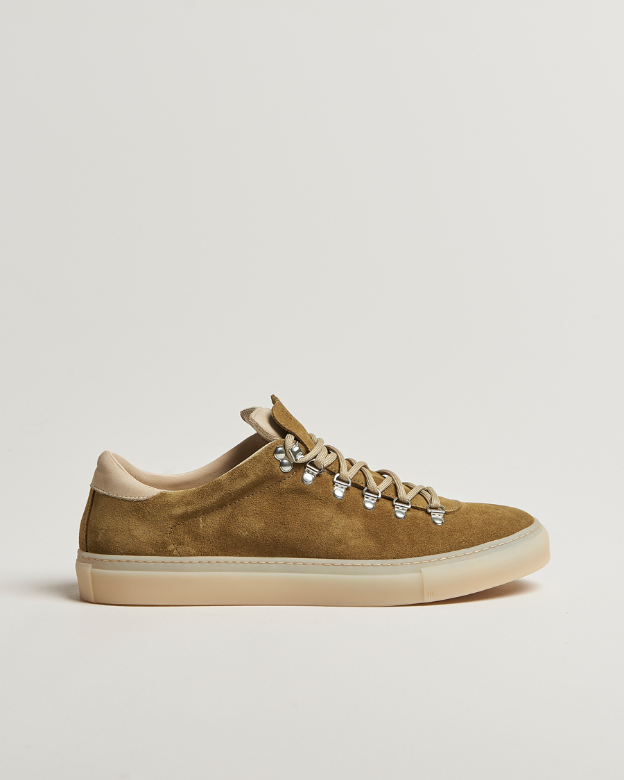 Hombres | Diemme Marostica Low Sneaker Olive Suede | Diemme | Marostica Low Sneaker Olive Suede