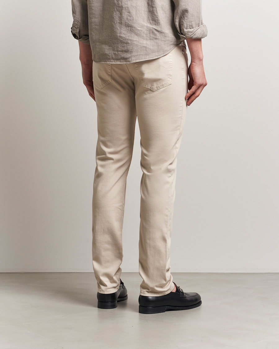 Hombres | Pantalones | Jacob Cohën | Bard Slim Fit 5-Pocket Pants Almond